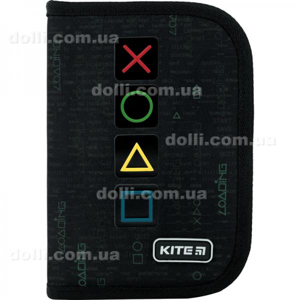 Пенал з наповненням Kite Play Time K22-622H-10, 1 відділення, 2 відвороти
