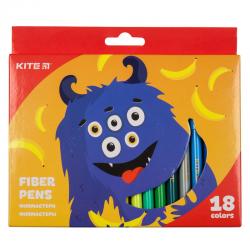 Фломастеры 18 цветов Kite Jolliers K19-043