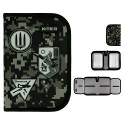 Пенал без наполнения Kite Air Force K24-622-10, 1 отделение, 2 отворота