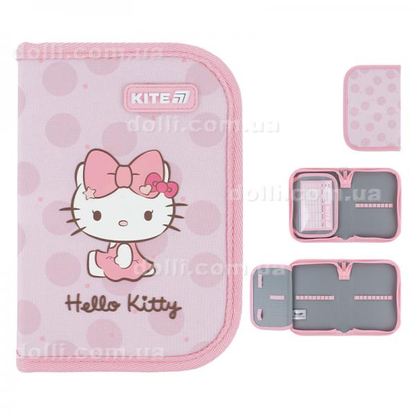 Пенал без наповнення Kite Hello Kitty HK26-621-1, 1 відділення, 1 відворот