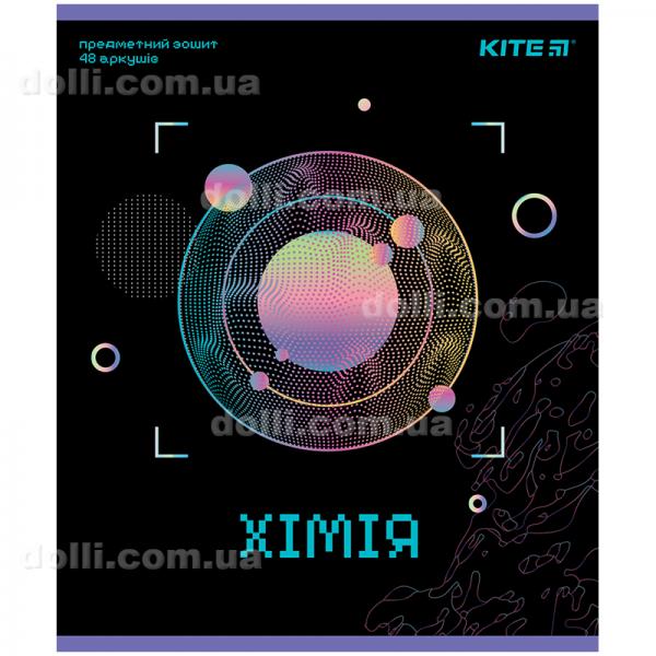 Зошит предметний Kite Neo K24-240-14, 48 аркушів, клітинка, хімія