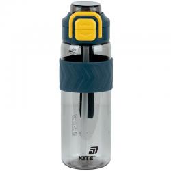 Пляшечка для води Kite K25-1234-1, 800 мл, сіро-жовта