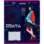 Тетрадь школьная Kite Anime K24-234-1, 12 листов, в линию