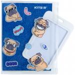 Блокнот Kite Blue dogs K22-462-4, 80 листов, клетка, силиконовая обложка