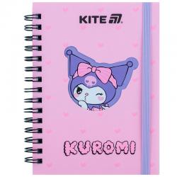 Блокнот на спирали Kite Kuromi HK25-229-2, А6, 80 листов, клетка