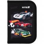 Пенал с наполнением Kite Hot Wheels HW25-622H-1, 1 отделение, 2 отвоврота