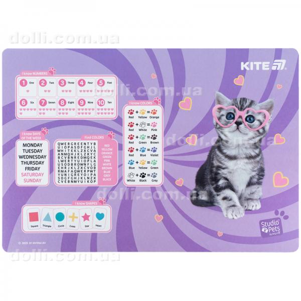Настольная подкладка Kite Studio Pets SP25-207
