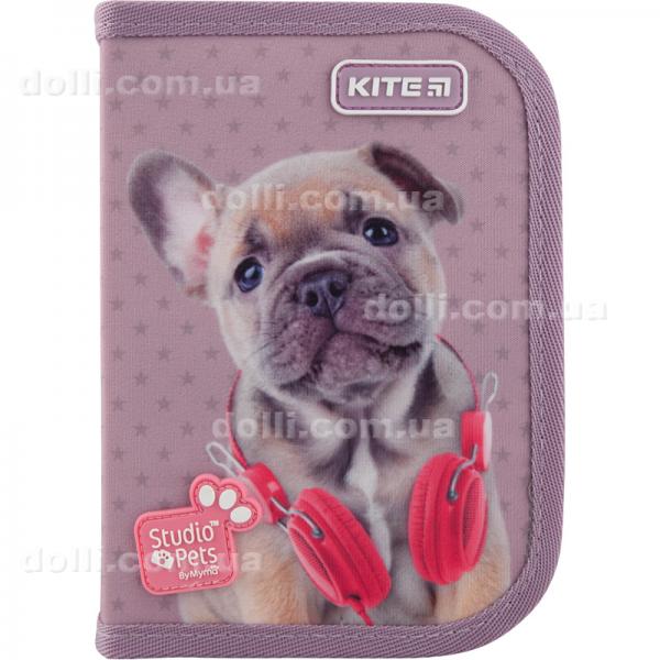 Пенал школьный без наполнения Kite Education Studio Pets SP20-621