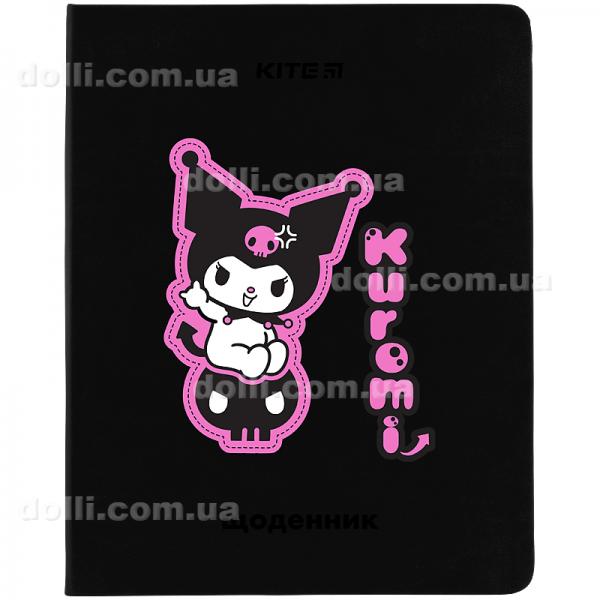 Дневник школьный Kite Kuromi HK24-264-2, твердая обложка, PU