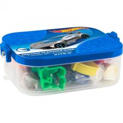 Пластилин 7 цветов +8 инструментов в боксе Kite Hot Wheels HW19-080