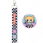 Набір бейдж на липучці та підвіска Kite Aggretsuko AR25-3010-1, 2 шт.