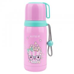 Термос Kite Popcorn K21-301-02, 350 мл, розовый