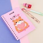 Блокнот на спирали Kite Cute 3 K25-1911-3, А5, 80 листов, клетка
