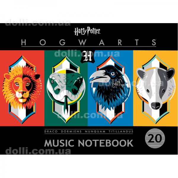 Тетрадь для нот Kite Harry Potter HP22-405, A5, 20 листов