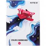 Картон кольоровий односторонній Kite K24-1257, А5