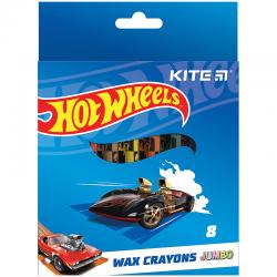 Крейда воскова Jumbo Hot Wheels HW24-076, 8 кольорів
