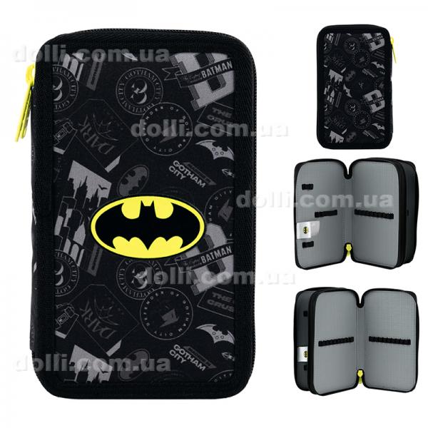 Пенал без наполнения Kite DC Batman DC25-623, 2 отделения