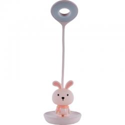 Настільна лампа LED з акумулятором Bunny Kite K24-492-1-2, рожевий
