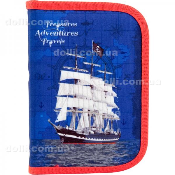 Пенал без наполнения школьный Kite Sea Adventure K18-622-6