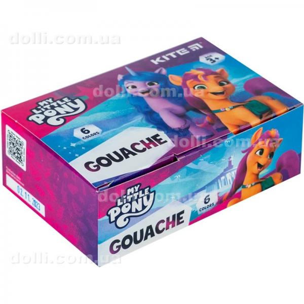Гуаш Kite My Little Pony LP23-062, 6 кольорів