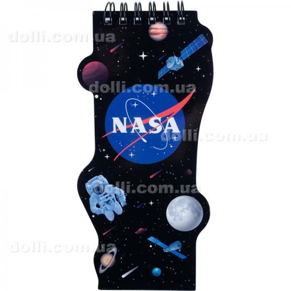 Блокнот на спирали Kite NASA NS22-465, 50 листов, нелинованный