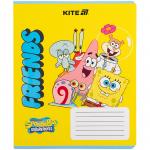 Зошит шкільний Kite SpongeBob SquarePants SB25-232, 12 аркушів, клітинка