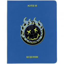 Дневник школьный Kite Happy nation K24-264-1, твердая обложка, PU