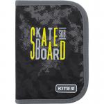 Пенал с наполнением Kite Skateboard K22-622H-6, 1 отделение, 2 отворота
