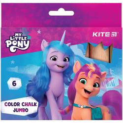 Крейда кольорова Kite Jumbo My Little Pony LP24-073, 6 кольорів