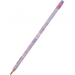 Олівець графітний з гумкою Kite Rainbow Catcorn K24-056-2