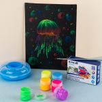 Краски акриловые Kite Creative K-274, 6 неоновых цветов, 20 мл