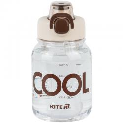 Пляшечка для води Kite K25-1217-1, 700 мл, біло-коричнева