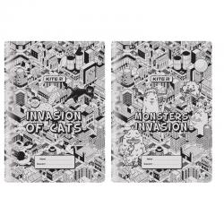 Обкладинка-розмальовка для книжок Kite Invasion K22-310-02, А4+, PVC
