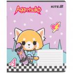 Зошит шкільний Kite Aggretsuko AR25-236, 18 аркушів, клітинка