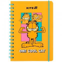 Блокнот на спирали Kite Garfield GF25-190, A5, 80 листов, клетка