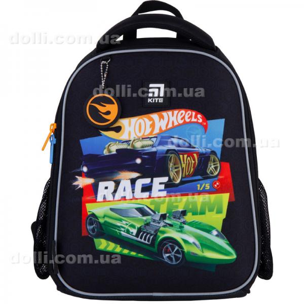 Рюкзак школьный каркасный Kite Education Hot Wheels HW21-555S