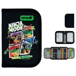 Пенал с наполнением Kite Ninja Turtles NT26-622H, 1 отделение, 2 отворот
