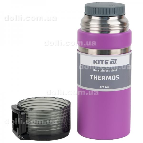 Термос Kite K25-320-3, 473 мл, фиолетовый
