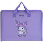 Папка-портфель на молнии Kite Kuromi HK24-202, 1 отделение, A4