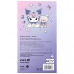 Блокнот на магніті Kite Kuromi HK24-092-2, 60 аркушів, клітинка