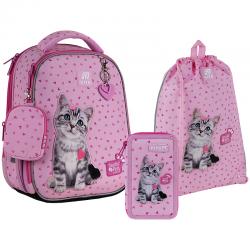 Школьный набор Kite Education Studio Pets SET_SP25-555S-1 (рюкзак, пенал, сумка)