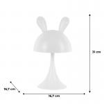 Світильник-нічник LED з акумулятором Kite Simple Bunny K25-317-1-1, білий