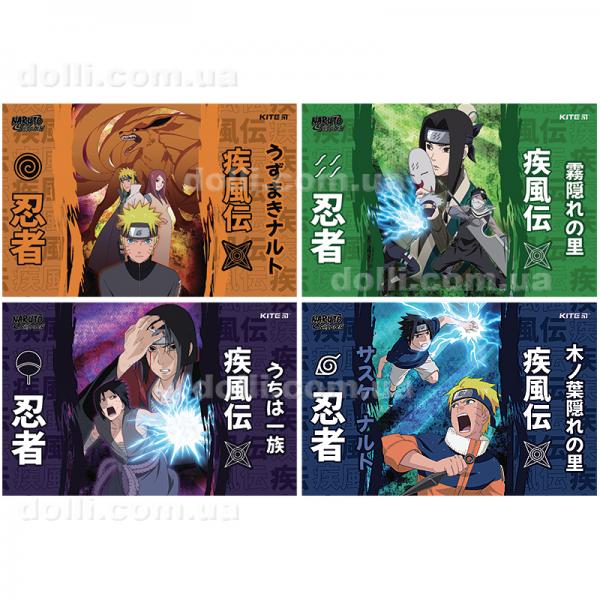 Тетрадь для рисования Kite Naruto NR24-241, 12 листов