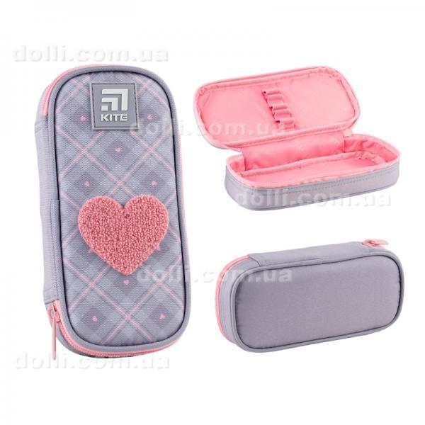 Пенал Kite Fluffy Heart K24-662-13