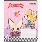 Зошит шкільний Kite Aggretsuko AR25-236, 18 аркушів, клітинка