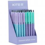 Ручка кулькова автоматична Kite Flowers K21-361-2, синя
