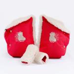 Рукавички на коляску + прихватки в подарок 0318 для зимних прогулок Baby Breeze