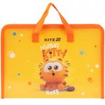 Папка-портфель на молнии Kite Garfield GF25-202, 1 отделение, A4