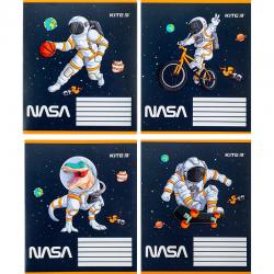Зошит шкільний Kite NASA NS24-235, 12 аркушів, коса лінія
