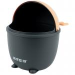 Настольный контейнер для мусора Kite K23-009-2, серый